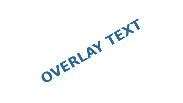 Overlay text on an image in HTML
